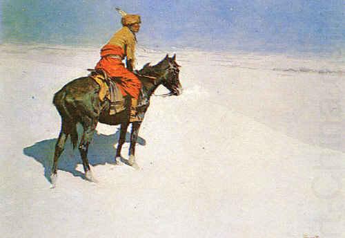 The Scout : Friends or Enemies, Frederick Remington